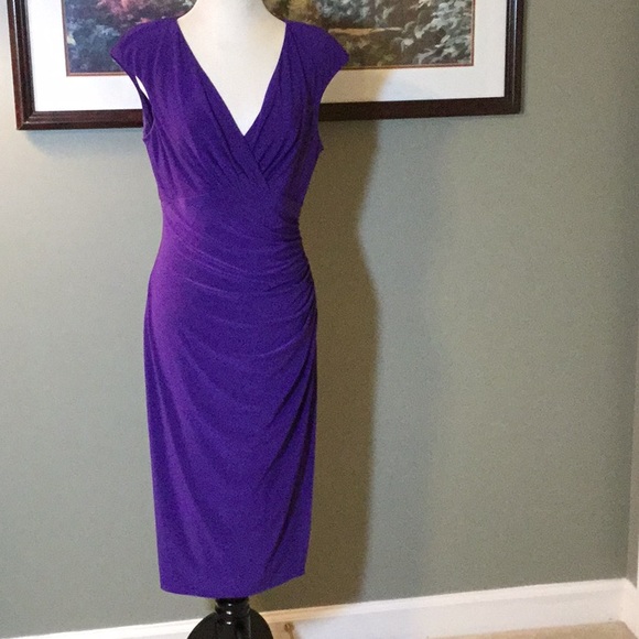 purple ralph lauren dress